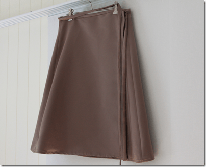 Simple, Stylish A-Line Wrap Skirt