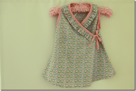 Ruffled Wraparound Toddler Dress