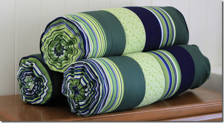Washable Bolster Pillows Tutorial
