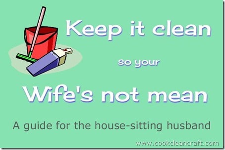 What to clean before the wife comes home