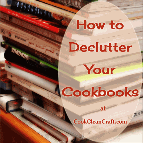 How to Declutter Cookbooks (Cookbook Challenge)