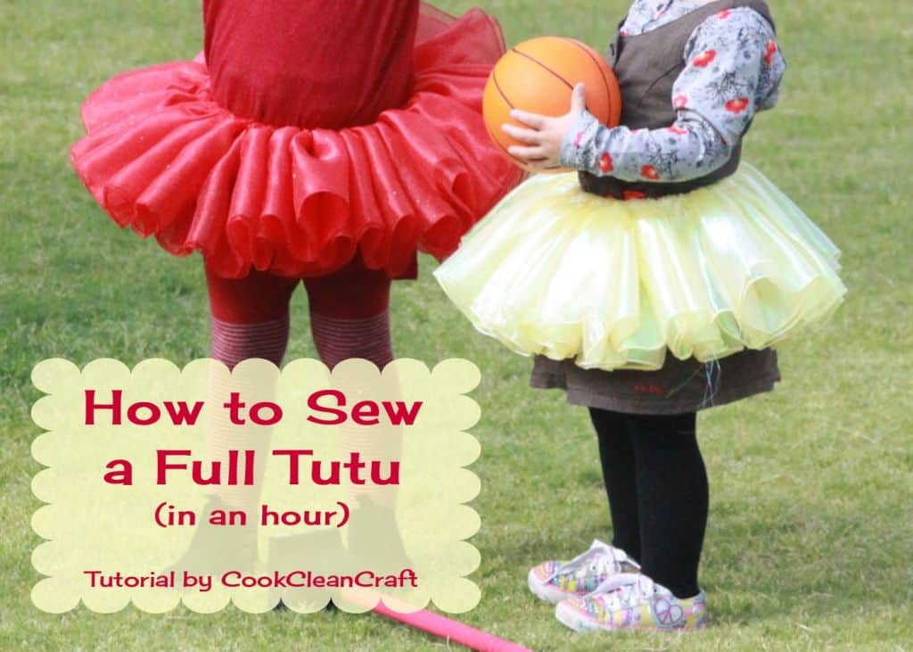 How much fabric do i need to make a tutu How To Sew A Full Tutu Skirt Tutorial Cook Clean Craft