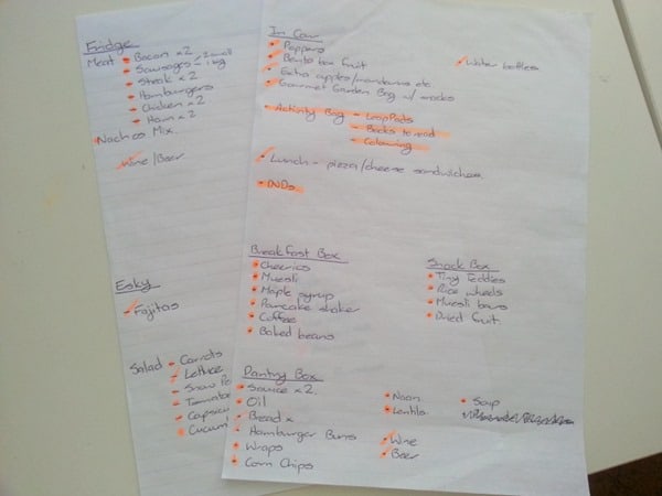 Camping food lists-001