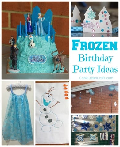 Frozen Party Collage
