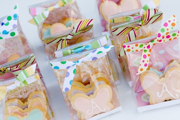 Cellophane cookie gift bags