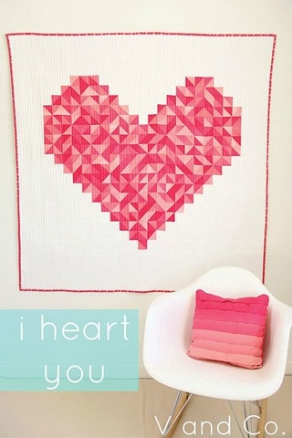 Valentine's Day Heart crafts - 13 crafts projects to knit, crochet and sew for Valentine's Day (or for the love of hearts!)