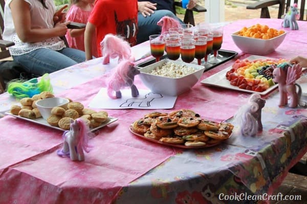 My Little Pony Party food