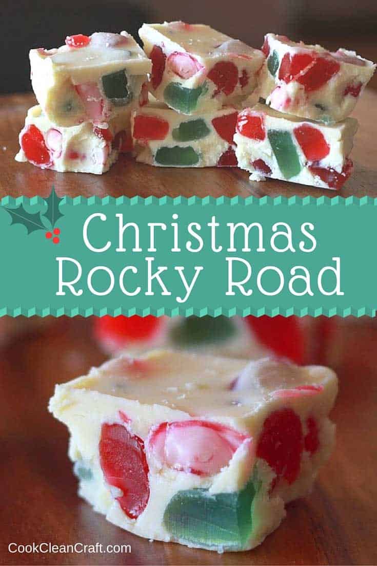 It’s Christmas and you need something loaded with sugar to get through the day. This Christmas Rocky Road will definitely give you (or the kids) a buzz!
